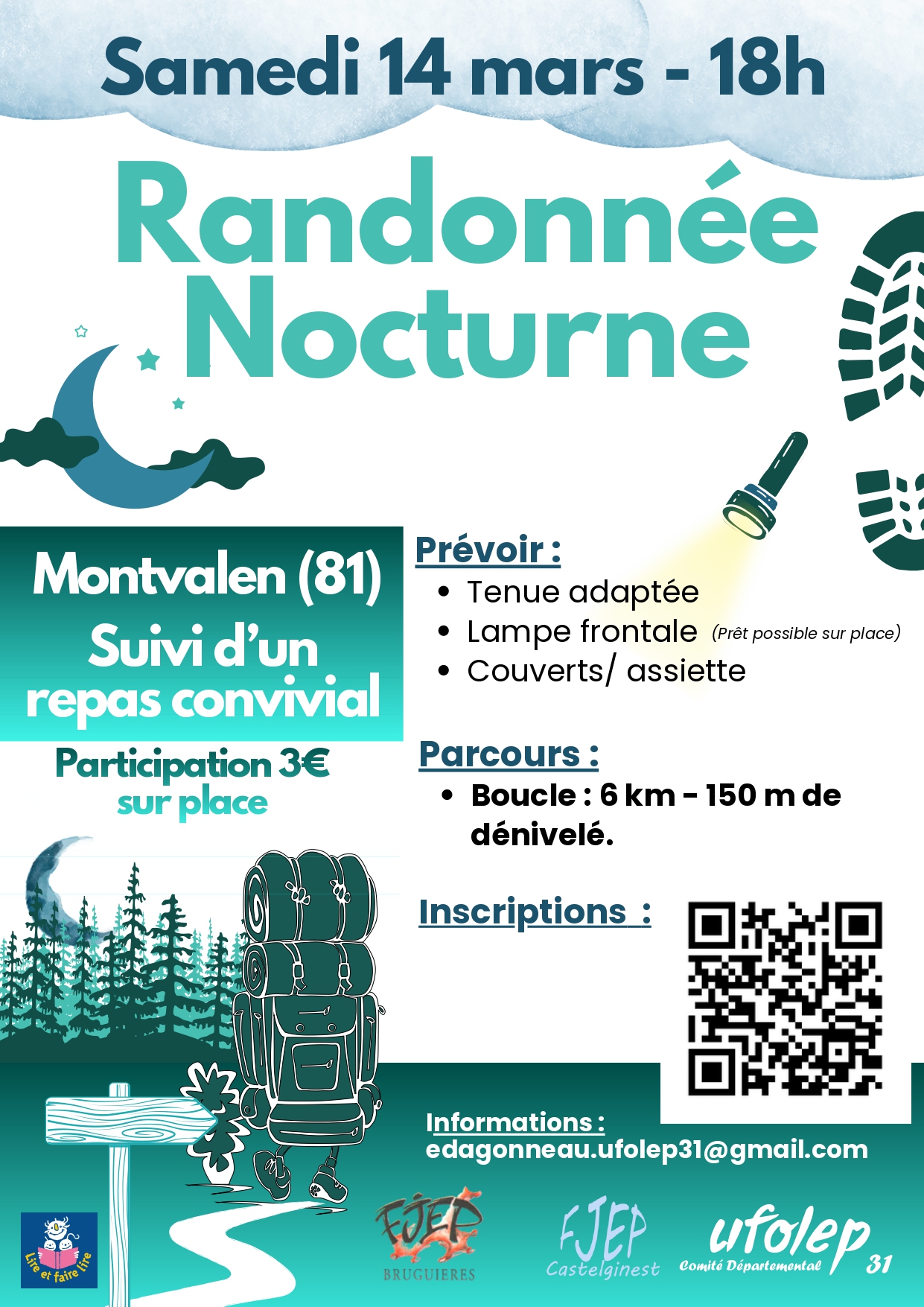 RANDONNÉE NOCTURNE...Voir plus loin